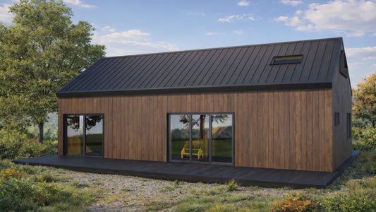 20x40 Barndominium Cabin House Plan