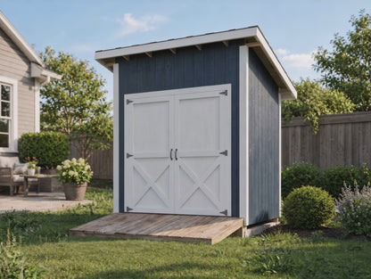 6x8 Lean-To Shed Plans | Compact Backyard Storage Utility Shed