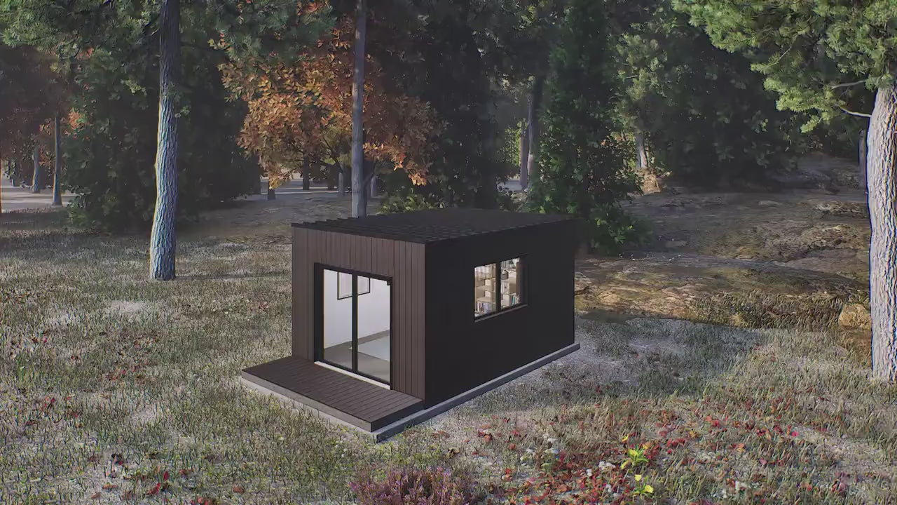 12x16 Tiny Office, Tiny Office Plan, Small Office Plan, Cube Cabin Plans, Vineyard House Plan, Extra Room, Tiny House Build blueprint