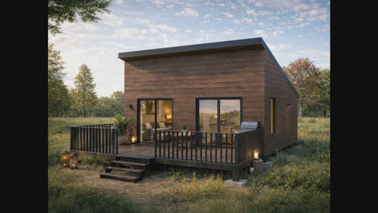 20x16 Cottage House Plan