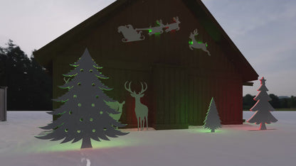 3ft Christmas Tree Silhouette Stencil (PDF)