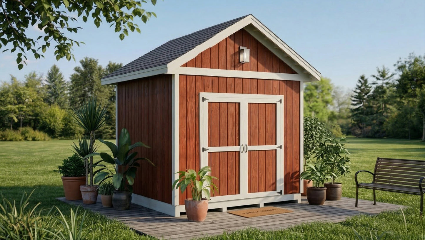 10x10 Garden Shed Plan