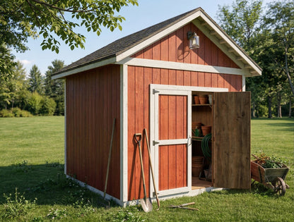 10x10 Garden Shed Plan