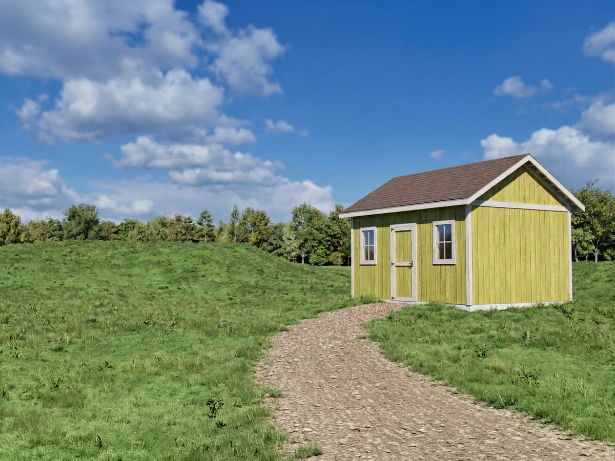 16x12 She Shed Plans | Play House Plan