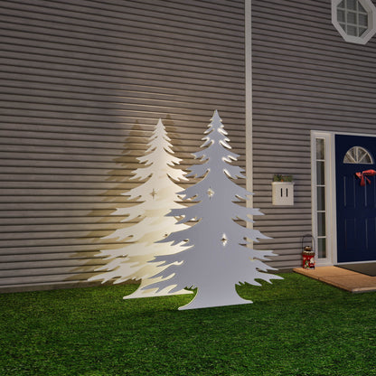 5ft Christmas Tree Silhouette Template (PDF)