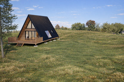 20x28 A Frame Cabin Plan