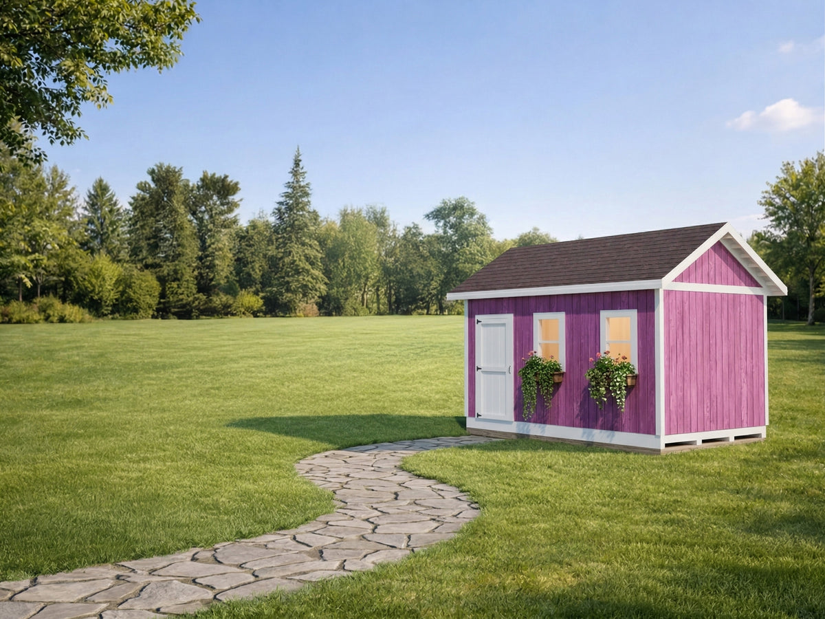 She Shed Plans | 16x10 Garden Studio , Play House